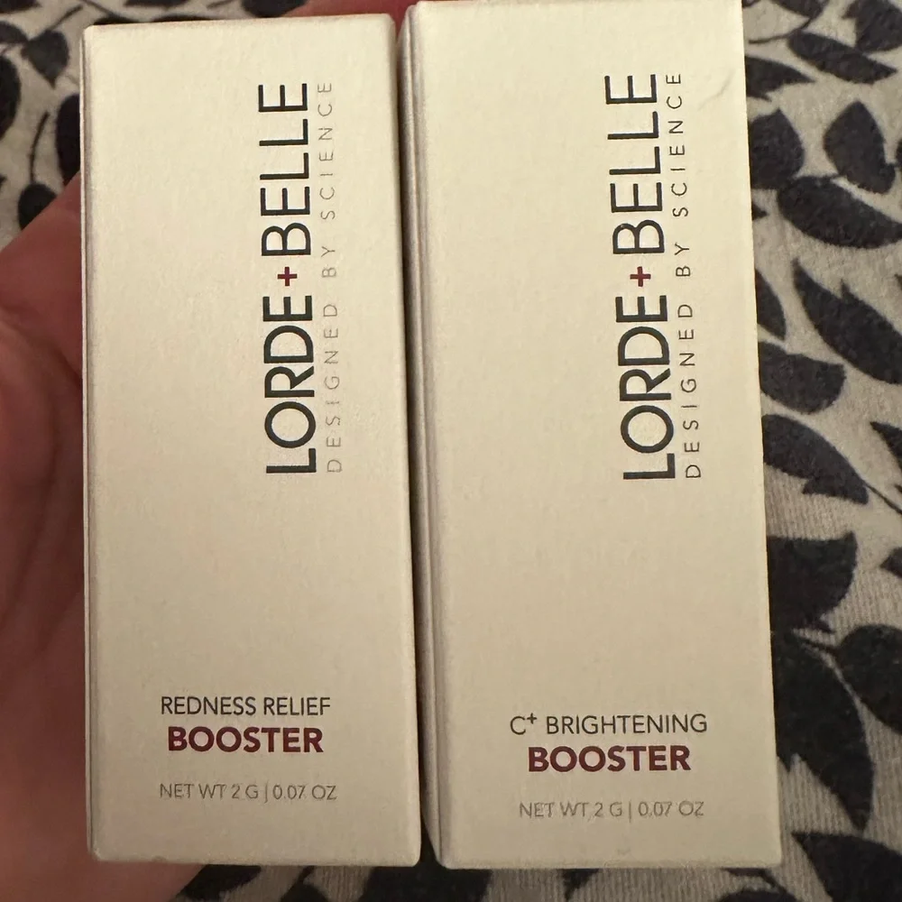 Lorde‎ +Belle C Lot: 2: Brighting & Redness Booster Redness Relief Booster NIB